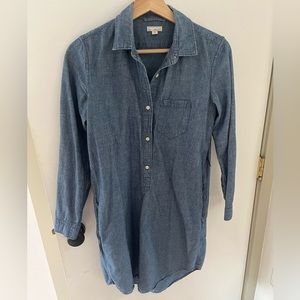 Gap Chambray Shirt dress, size XS